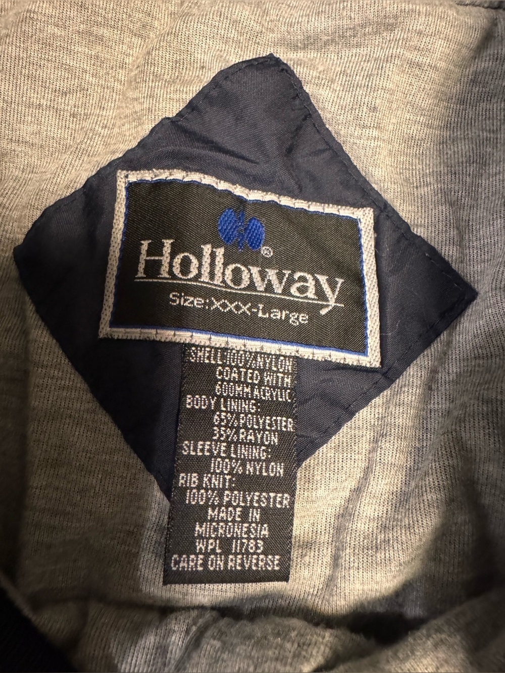 Holloway Navy and Royal Blue Logo Pullover - Picture 4 of 6